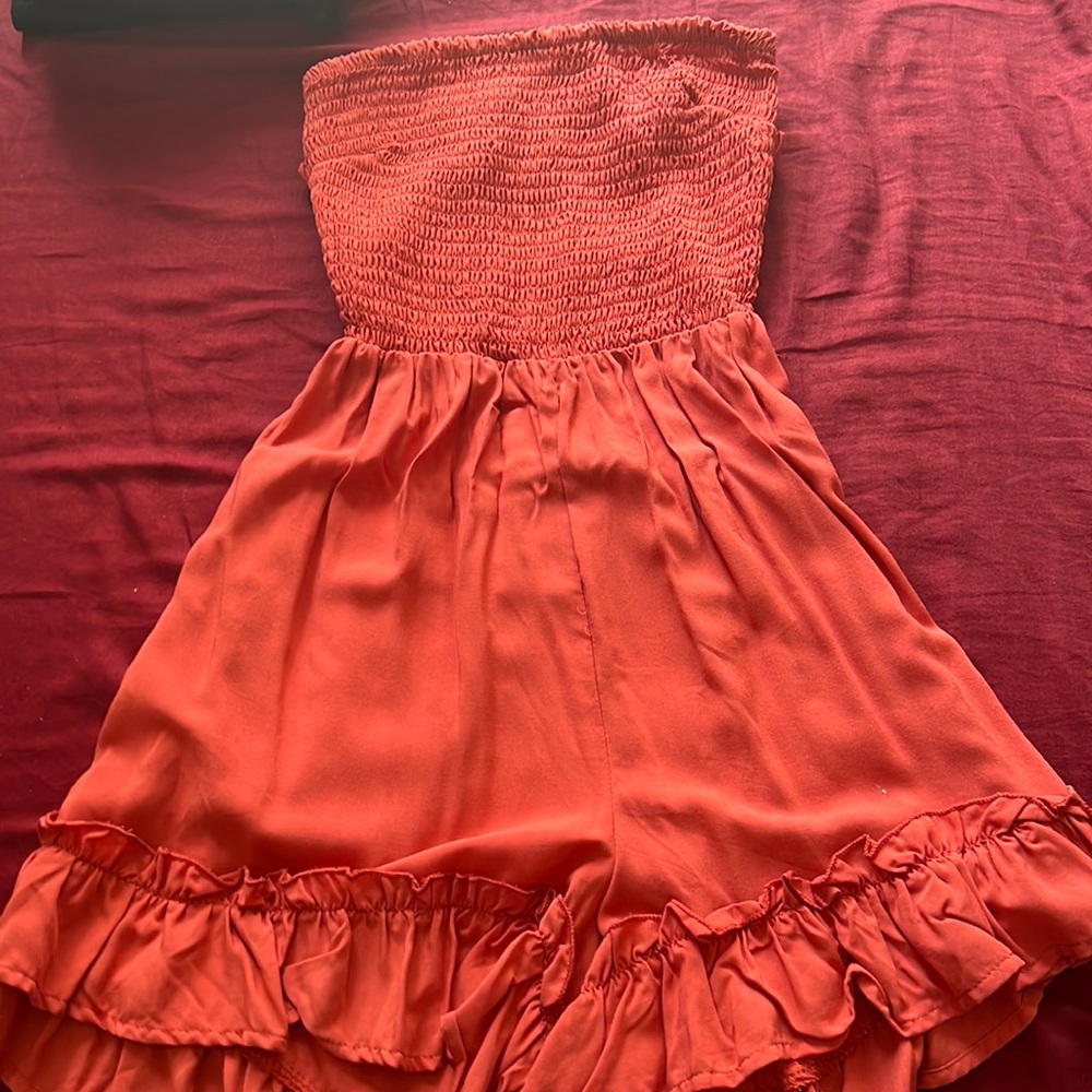 Orange romper